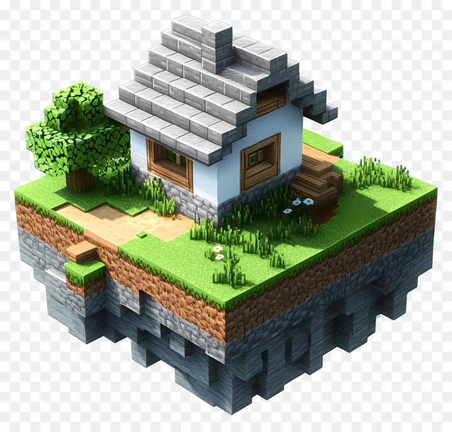 Minecraft，Casa Garabato PNG