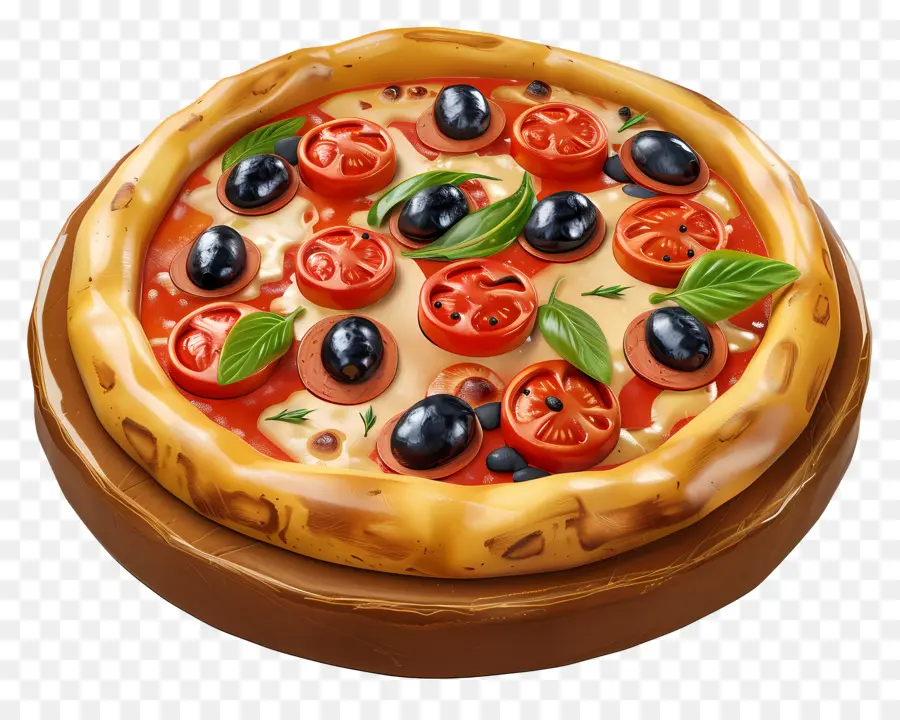 Pizza Griega，Pizza PNG