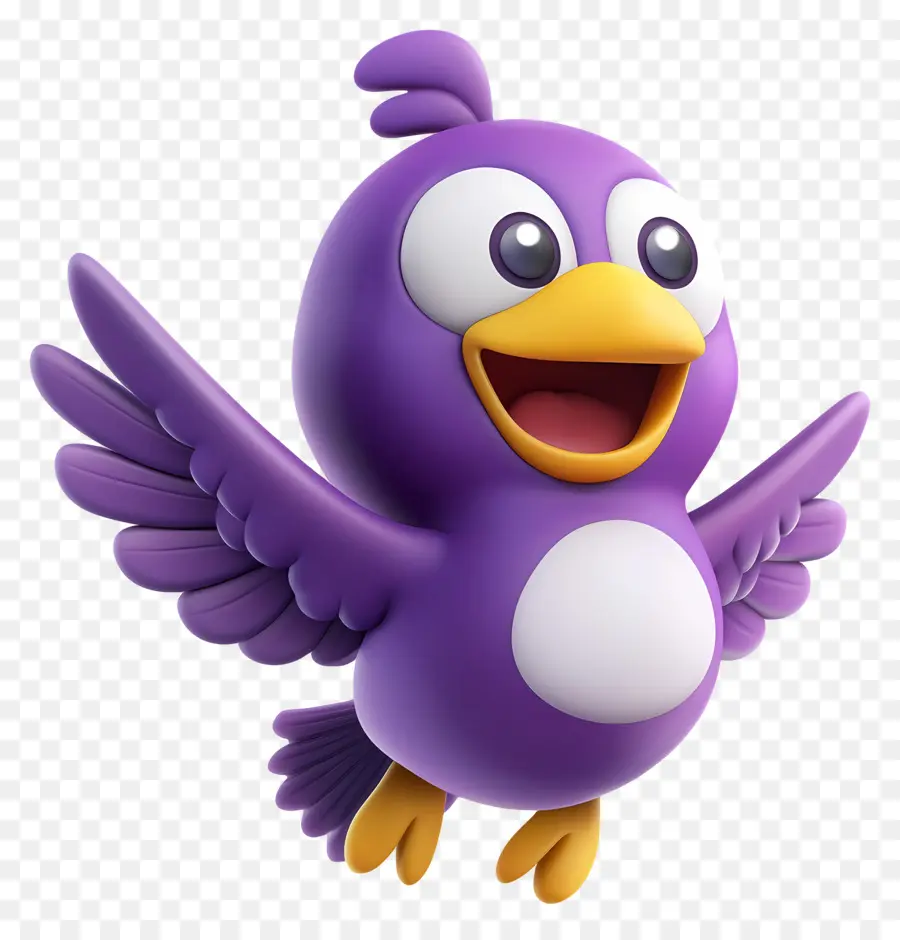 Pájaro Flappy，Pájaro Morado PNG