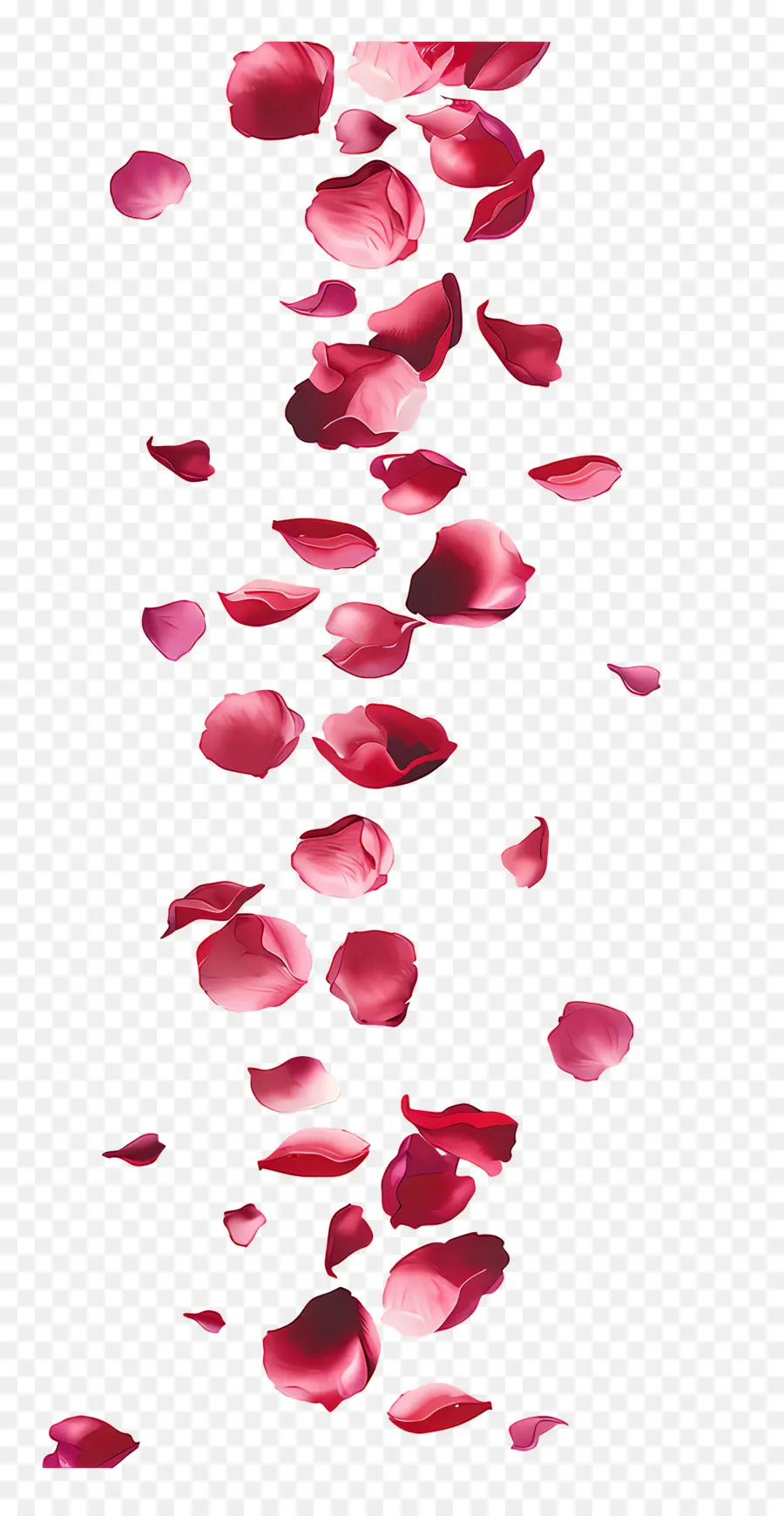 Pétalos De Rosa Cayendo，Rosas PNG