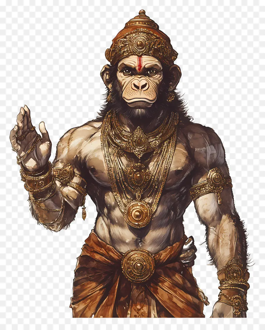 Hanuman，Guerrero Mono PNG