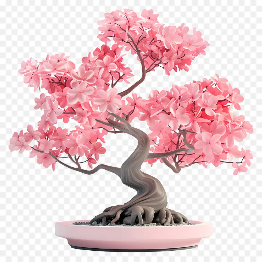 árbol Bonsái Rosa，Árbol Bonsái Rosa PNG