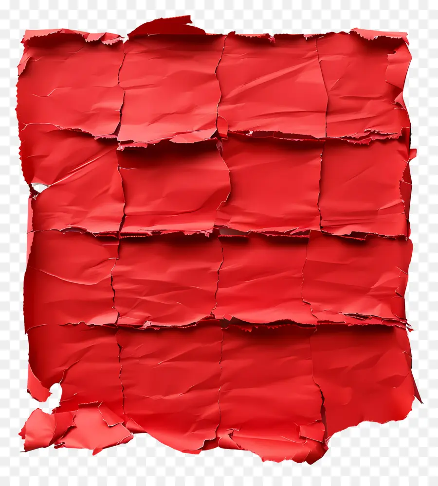 Papel Rasgado Rojo，Rasgado PNG