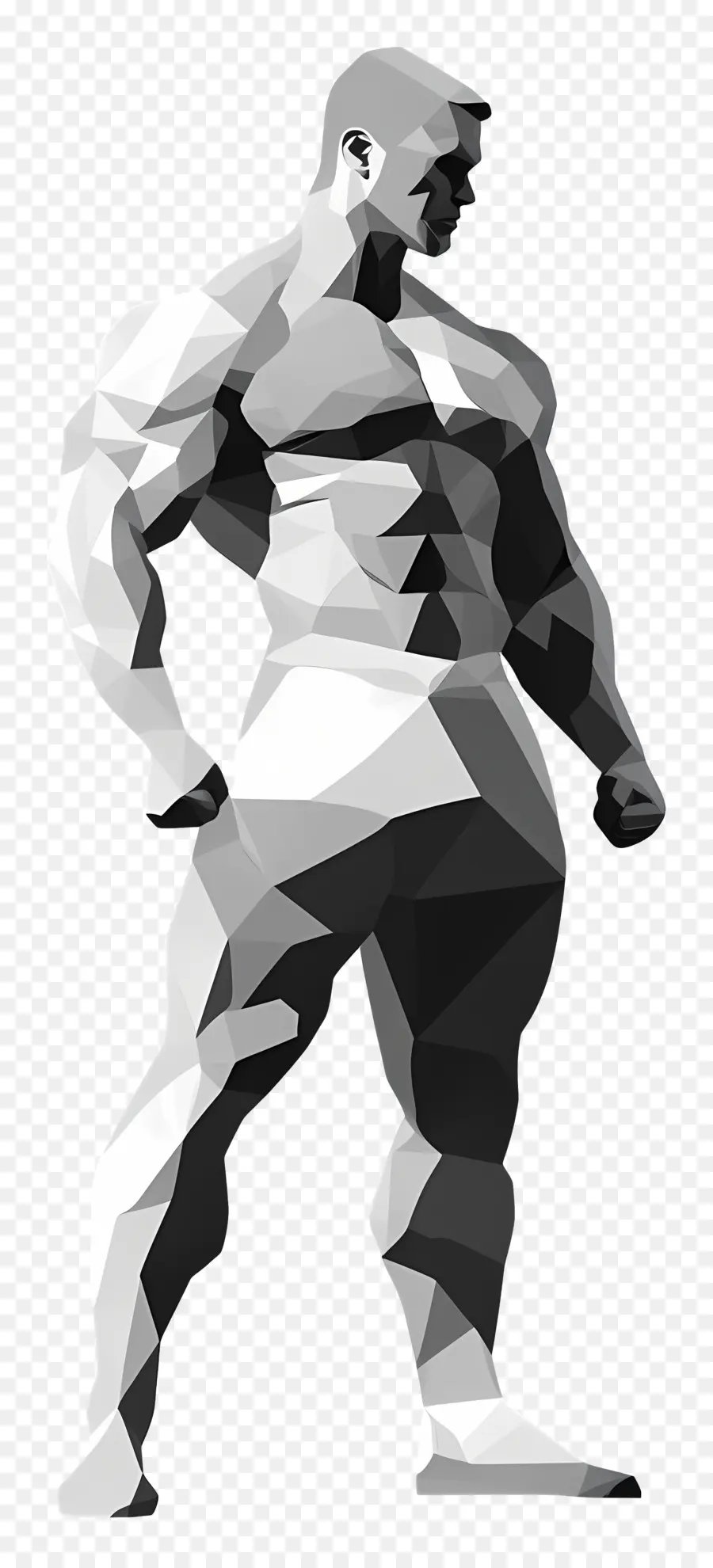 Silueta De Hombre Fuerte，Hombre Silueta Negra PNG