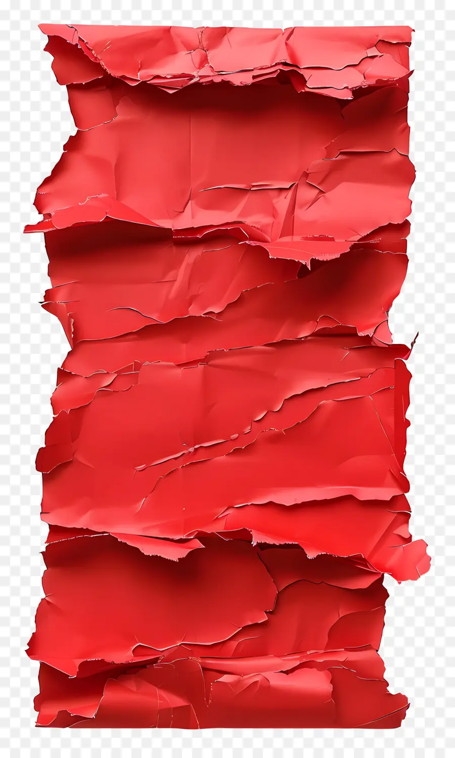 Papel Rasgado Rojo，Rasgado PNG