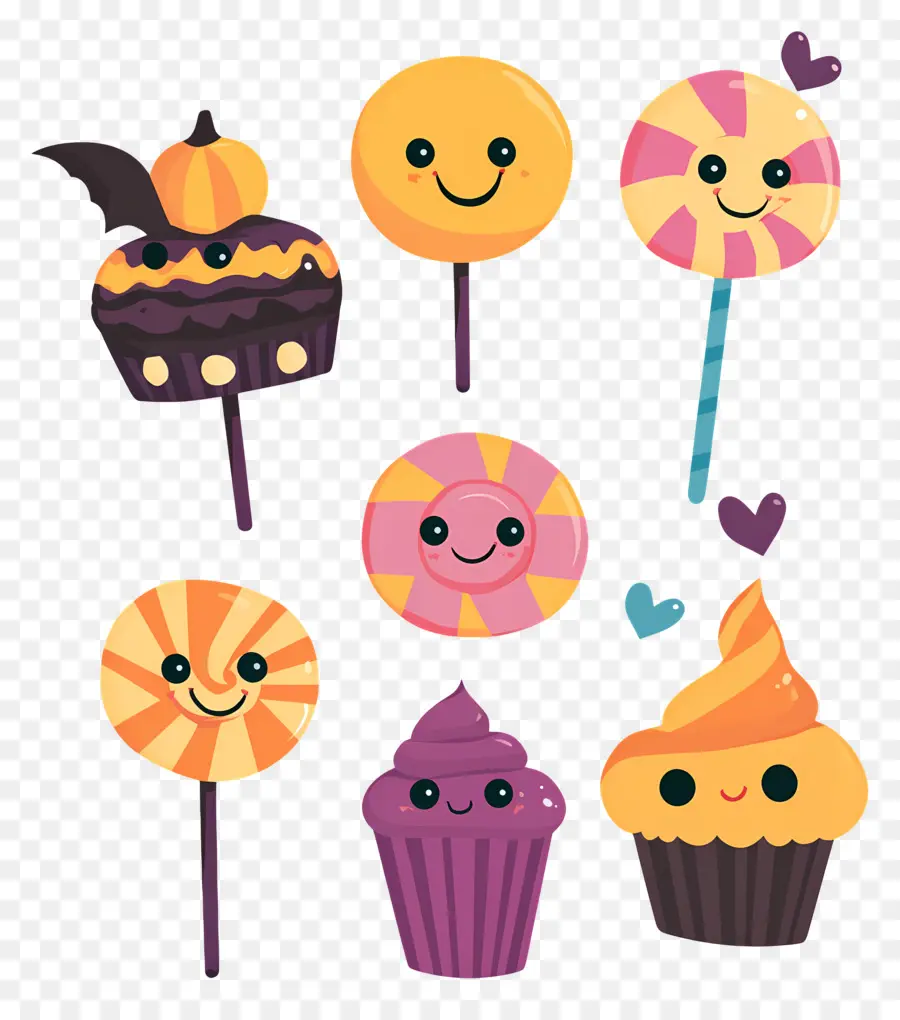 Dulces De Halloween，Dulces Lindos PNG