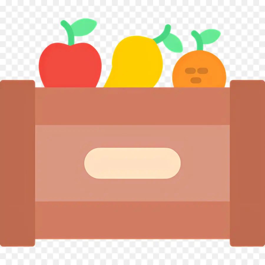 Caja De Cosecha，Cesta De Frutas PNG