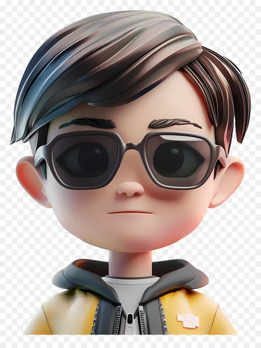 Avatar De Niño 3d，Niño De Dibujos Animados PNG