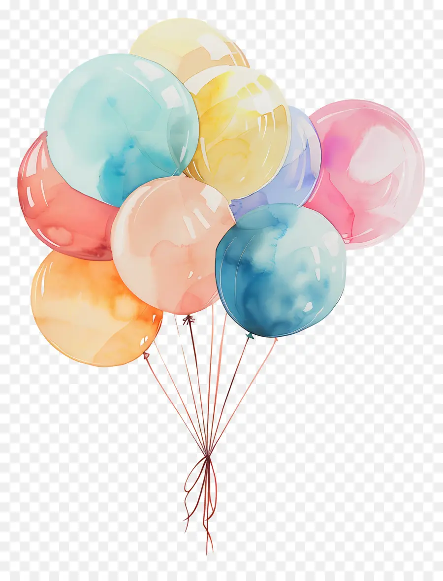 Globos Pastel，Globos PNG