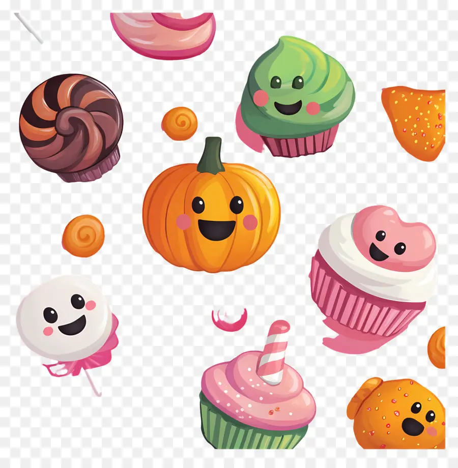 Dulces De Halloween，Dulces Lindos PNG