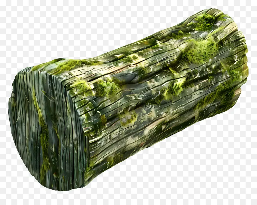 Tronco Cubierto De Musgo，Madera PNG