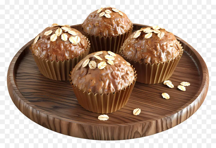 Muffins De Avena，Magdalenas PNG