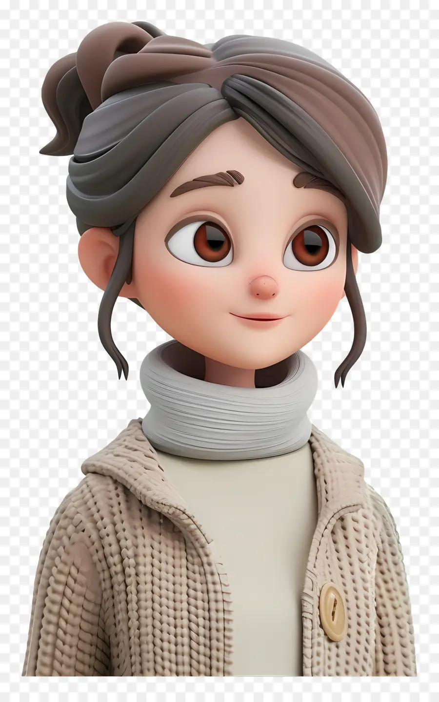 Avatar De Mujer 3d，Chica Animada PNG