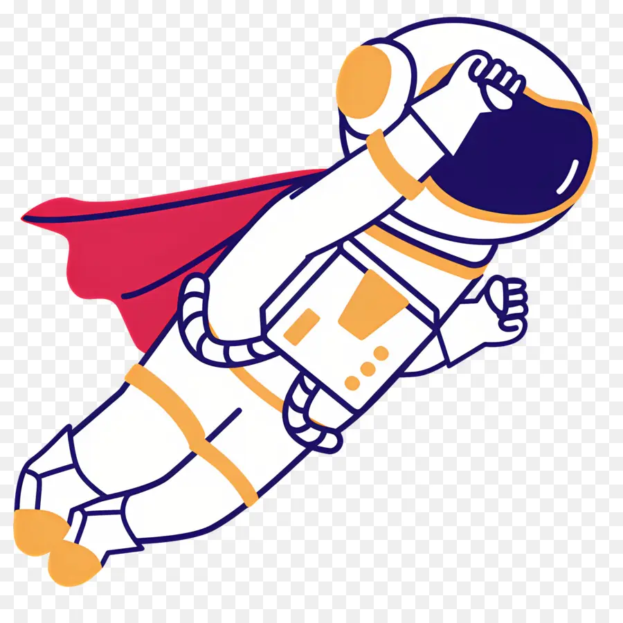 Astronauta，Astronauta Con Capa PNG