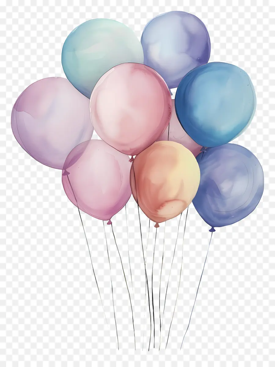 Globos Pastel，Globos PNG