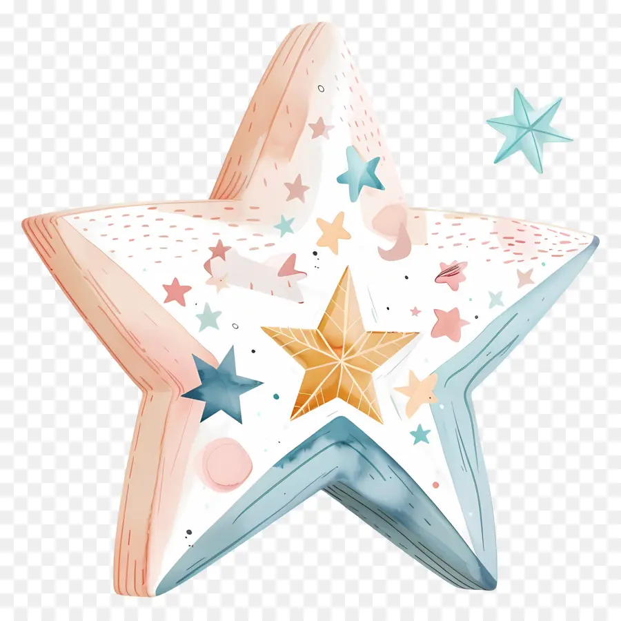 Estrella Pastel，Estrella PNG