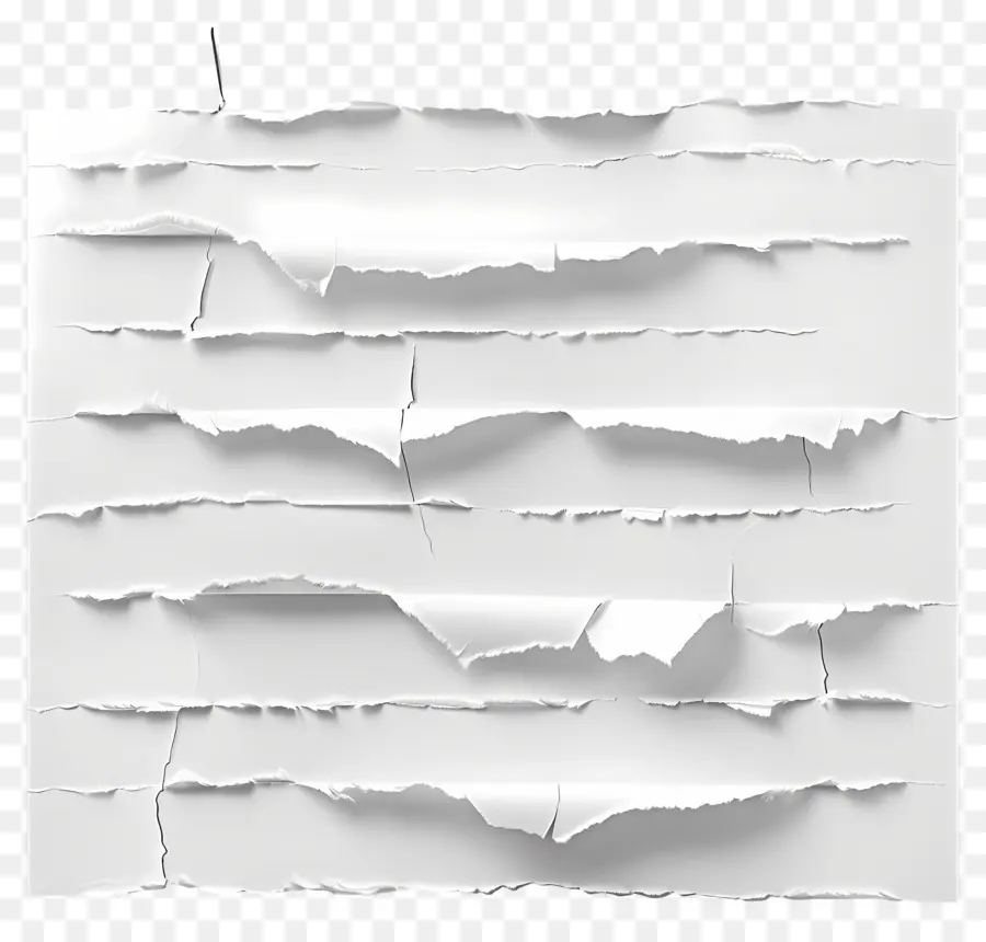 Papel Rasgado Blanco，Papel Rasgado PNG