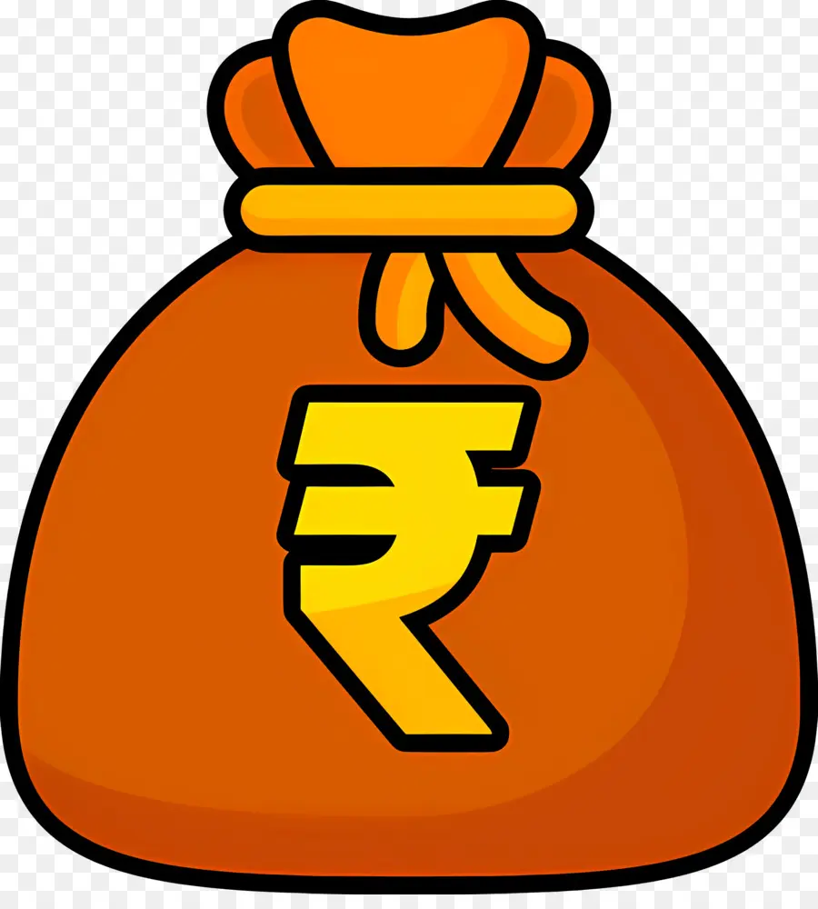 Rupias Indias，Bolsa De Dinero PNG