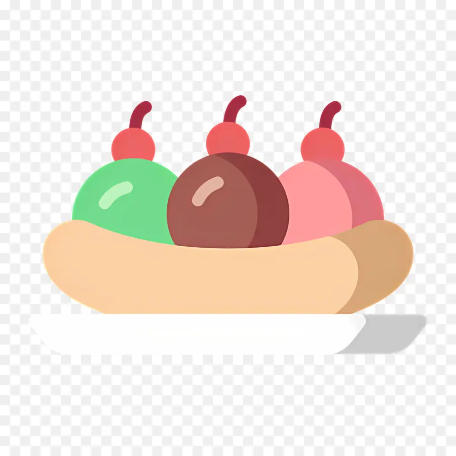 Helado De Helado，Postre PNG