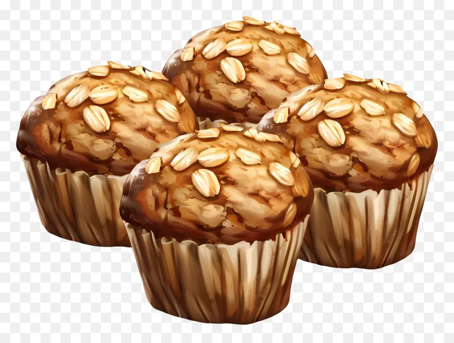 Muffins De Avena，Magdalenas PNG