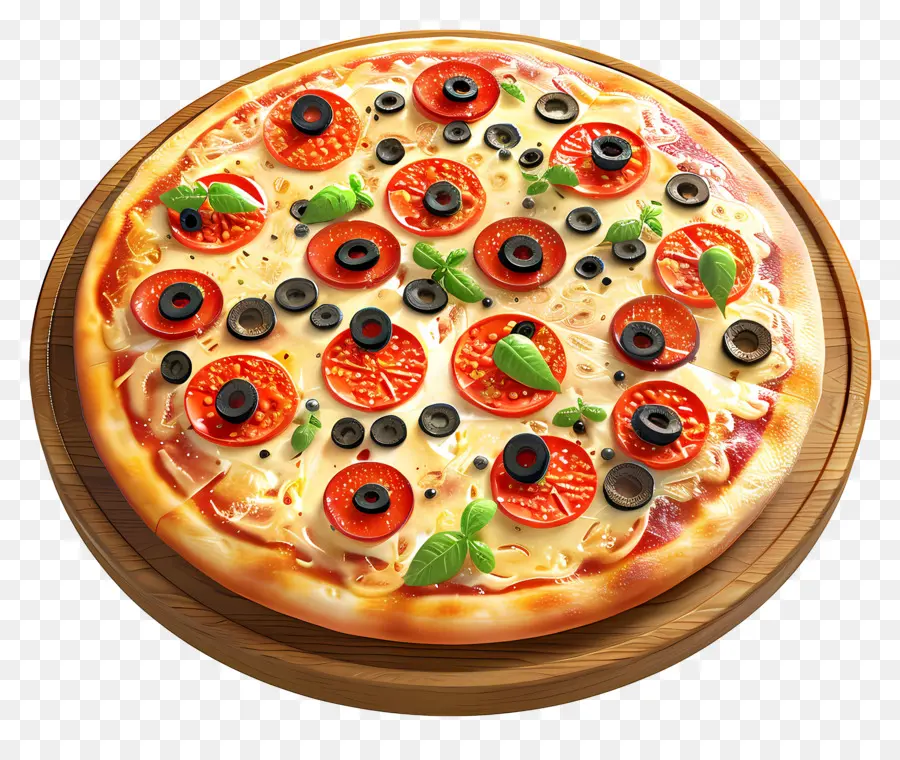 Pizza Griega，Pizza PNG