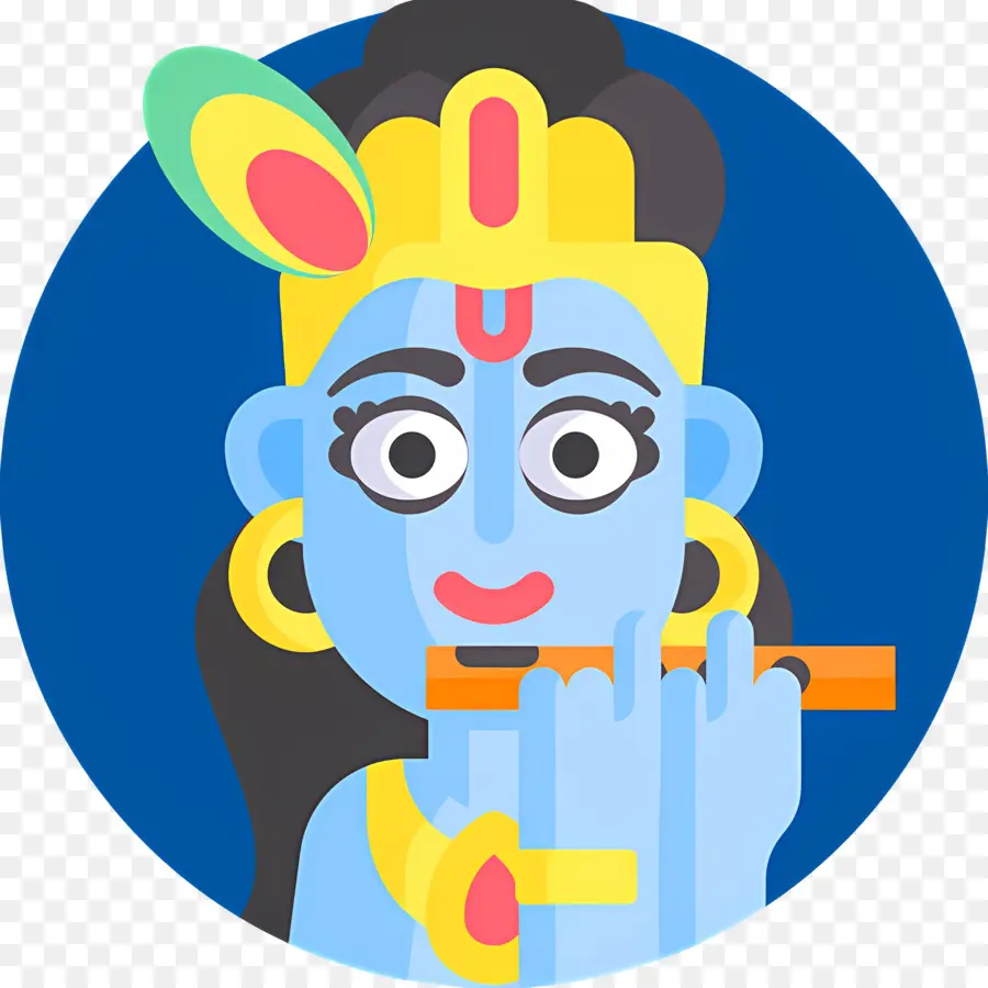 Krishna，Deidad Azul PNG