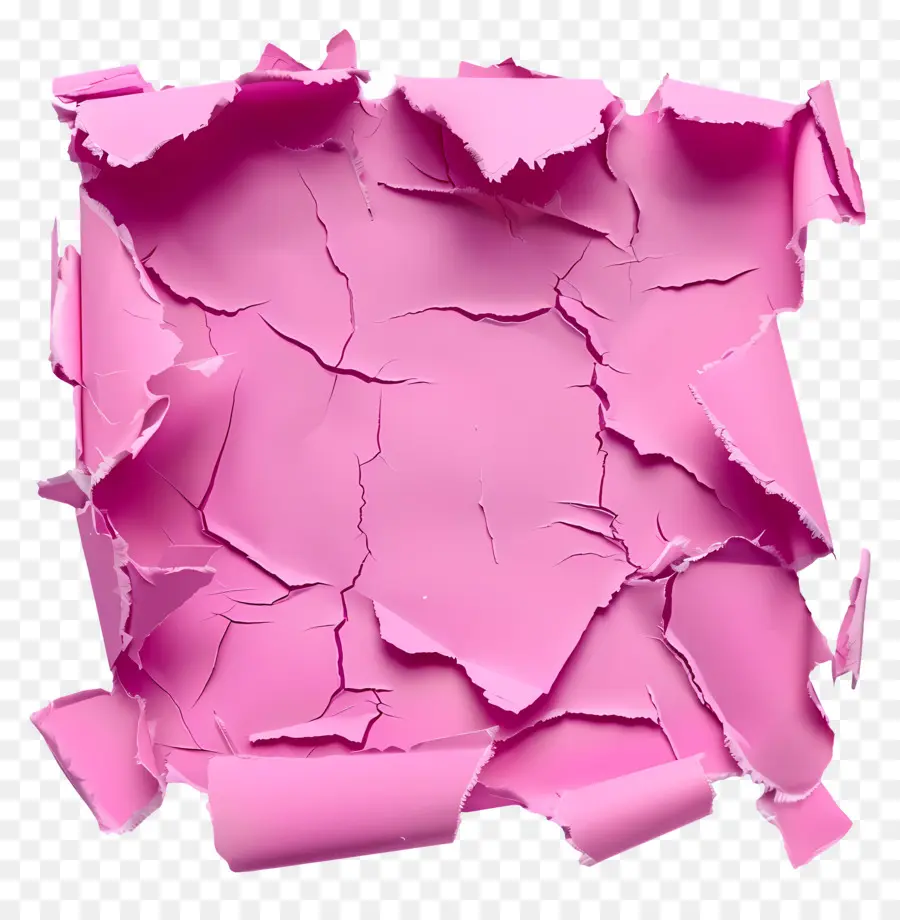 Papel Rasgado Rosa，Papel Rosa PNG