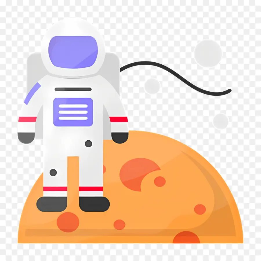 Astronauta，Luna PNG