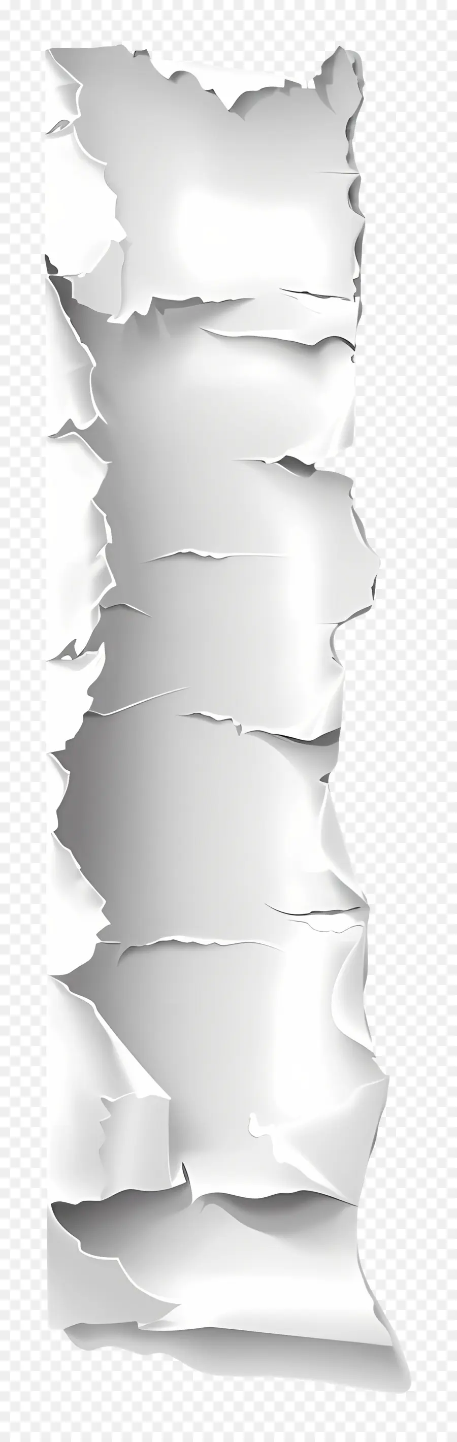 Papel Rasgado Blanco，Rasgado PNG