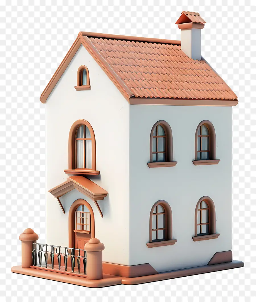 Casa Sencilla Modelo 3d，Casa PNG