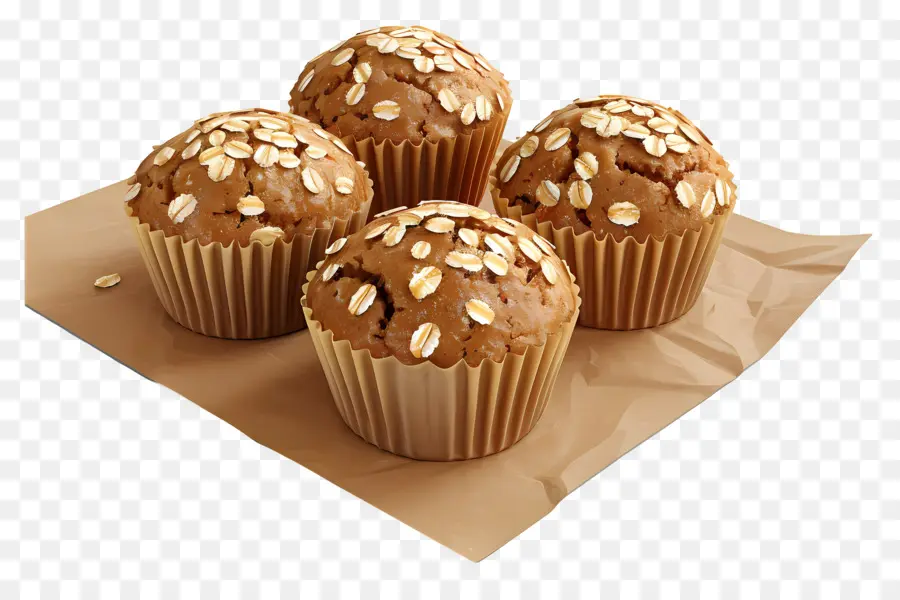 Muffins De Avena，Magdalenas PNG