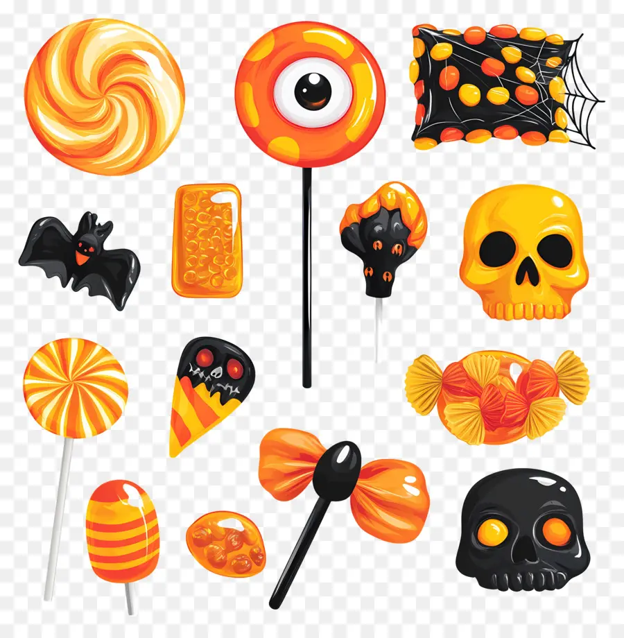 Dulces De Halloween，Golosinas PNG