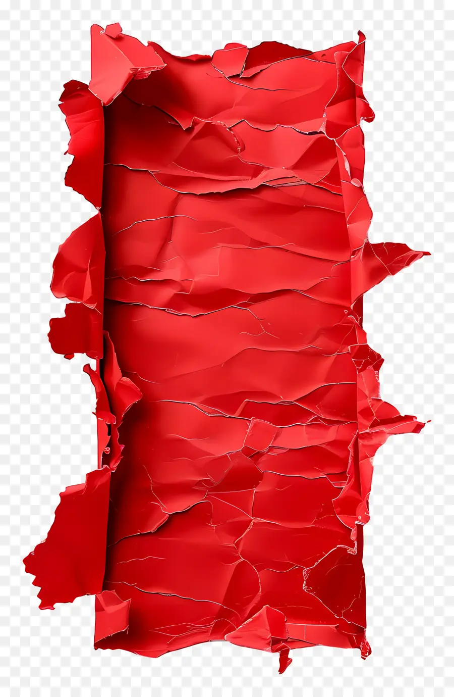 Papel Rasgado Rojo，Rasgado PNG