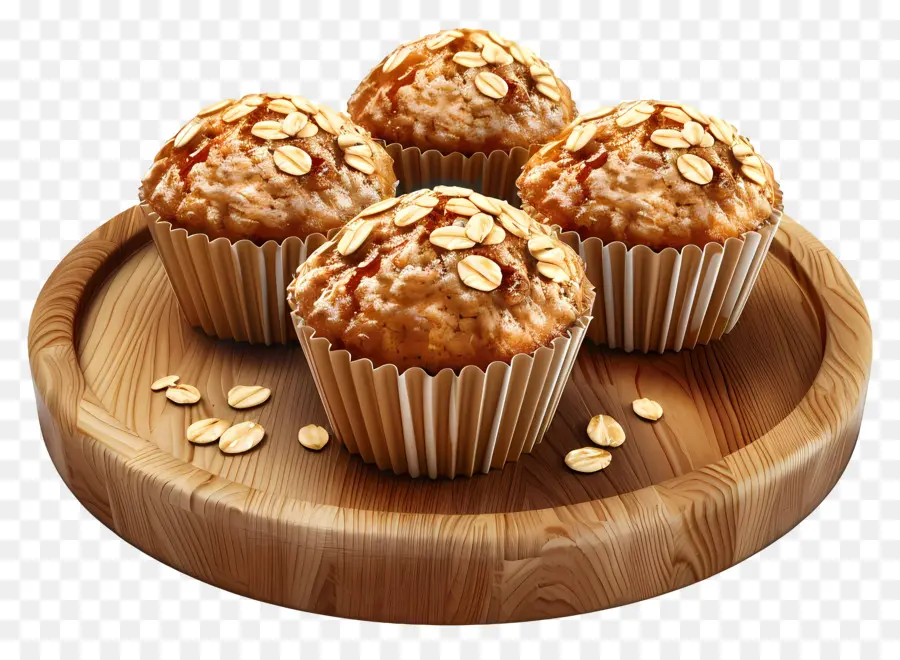 Muffins De Avena，Magdalenas PNG