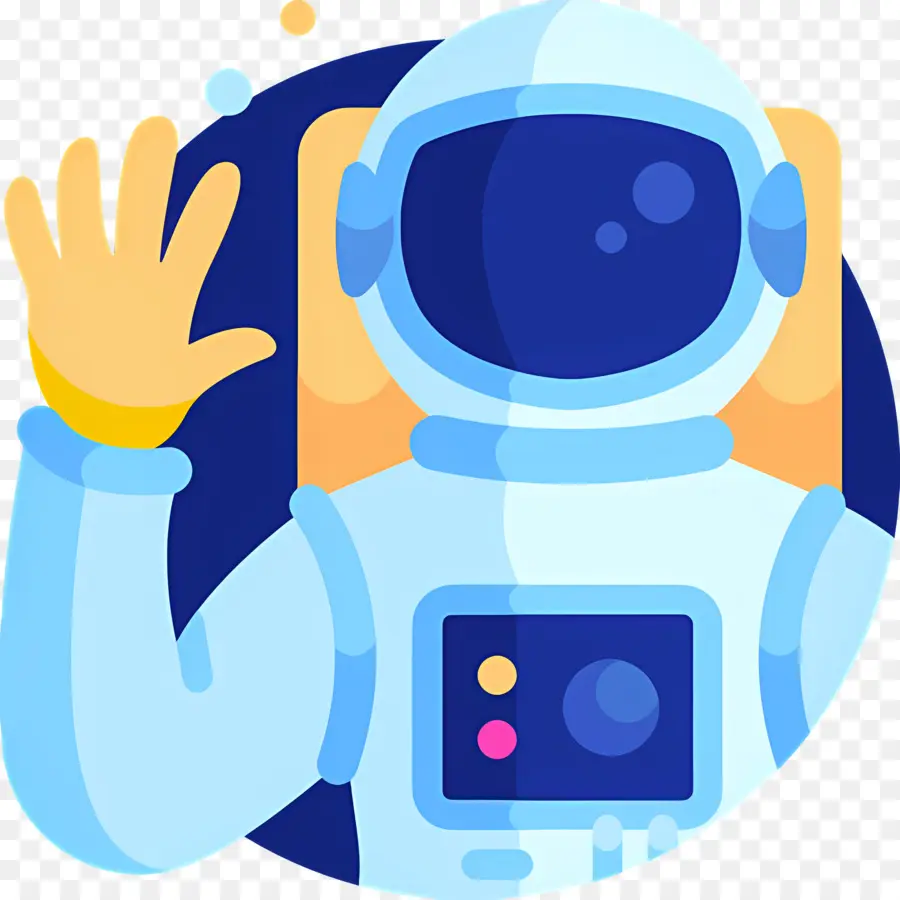 Astronauta，Astronauta Saludando PNG