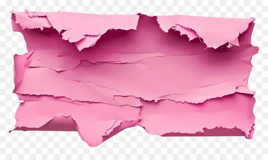 Papel Rasgado Rosa，Papel Rasgado PNG