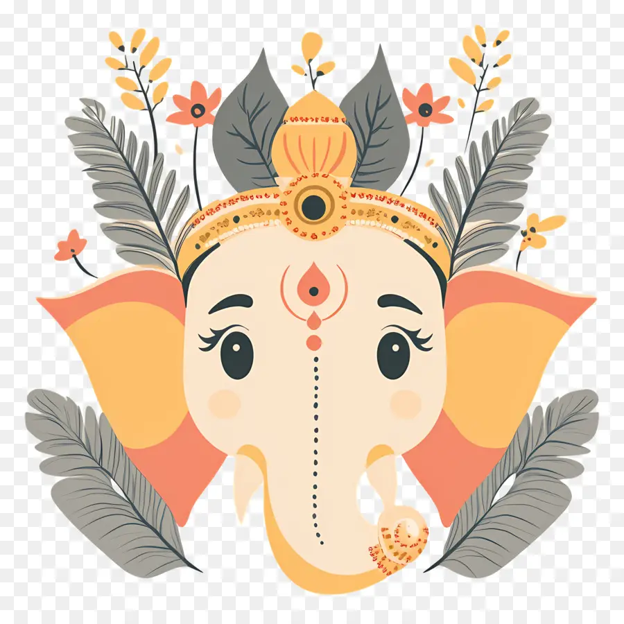 Ganesh Chaturthi，Cabeza De Elefante PNG