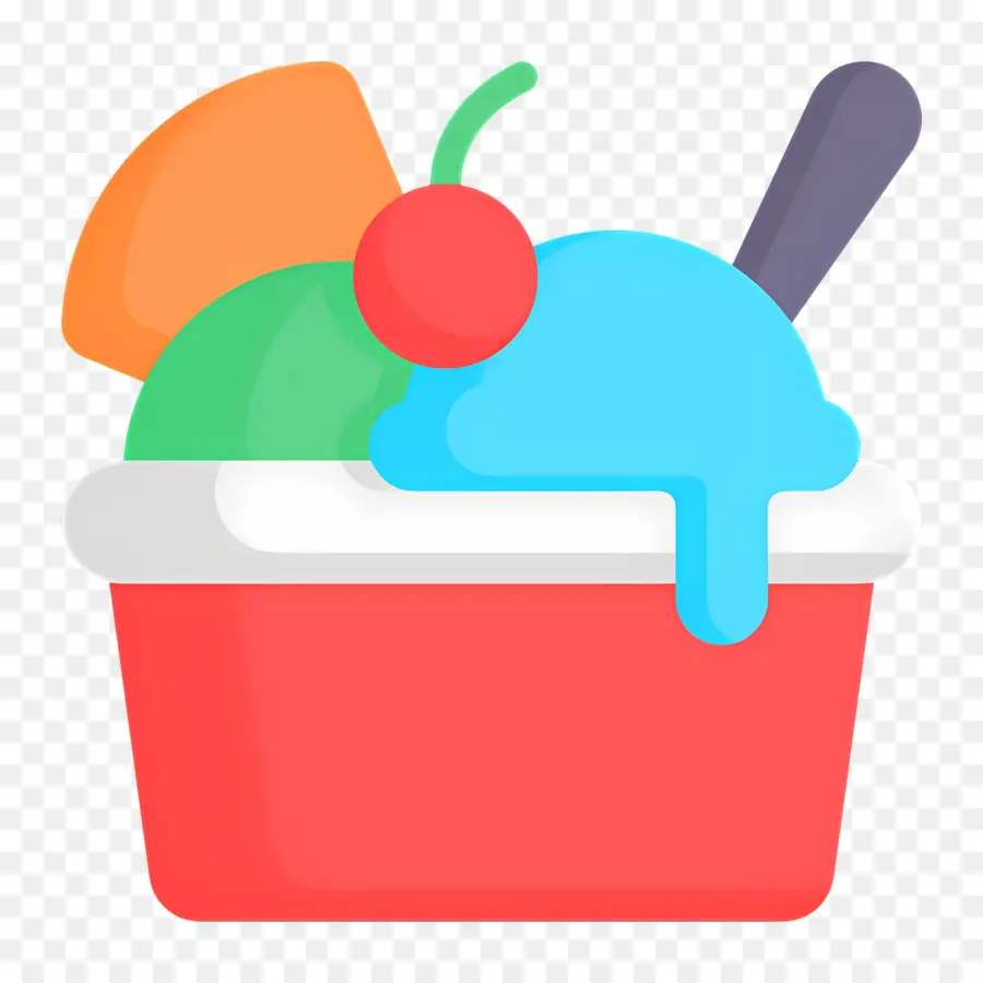 Helado De Helado，Helado PNG