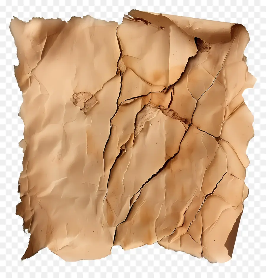 Papel Rasgado Marrón，Papel Rasgado PNG