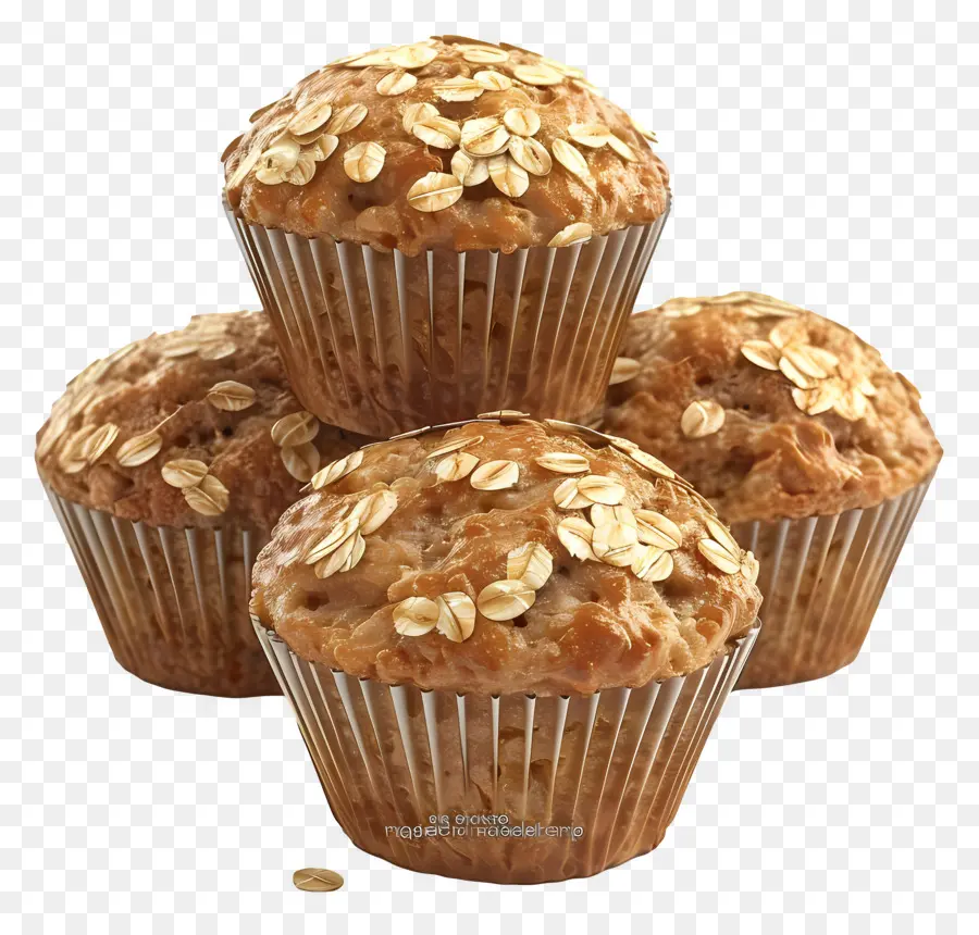 Muffins De Avena，Horneado PNG