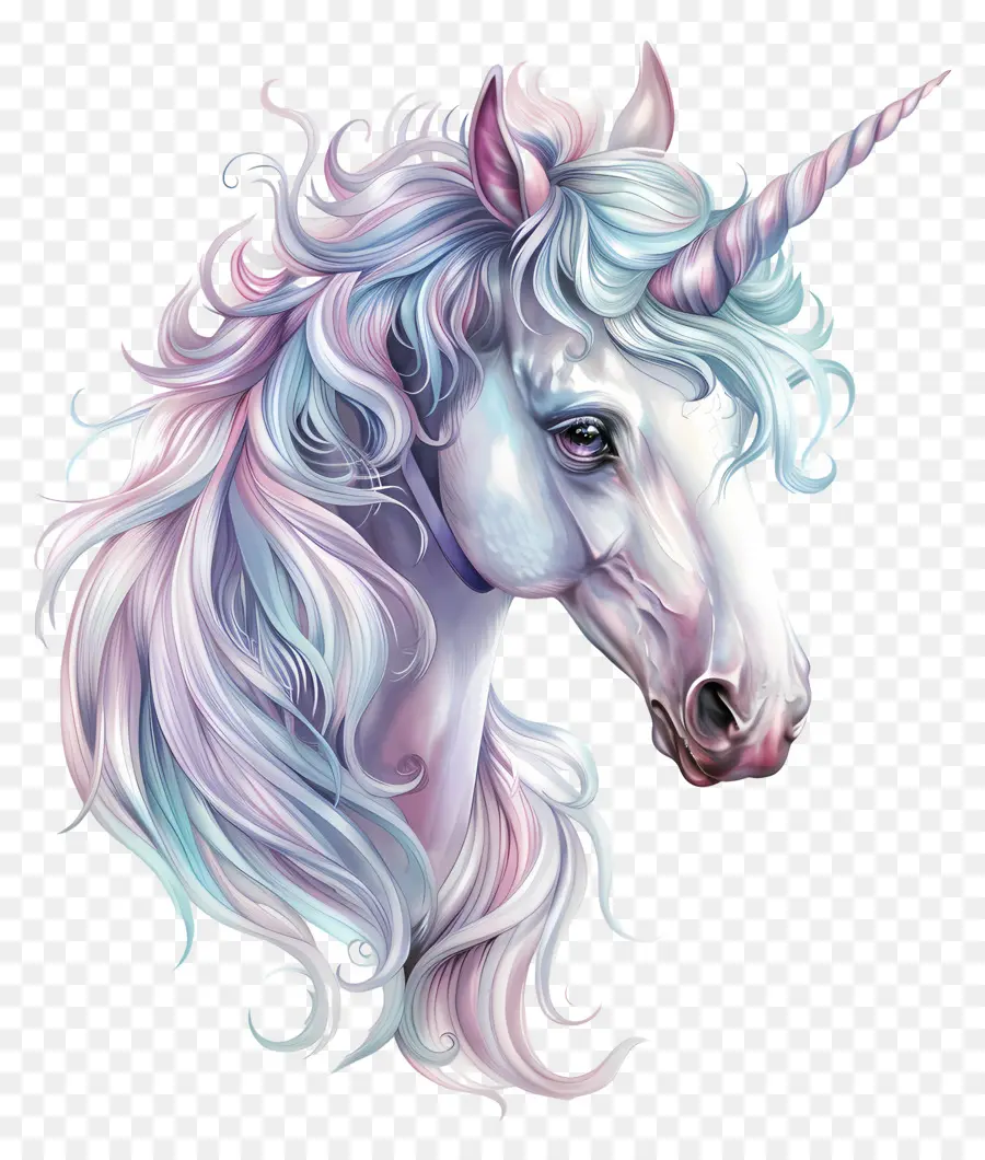 Unicornio Pastel，Unicornio Blanco PNG