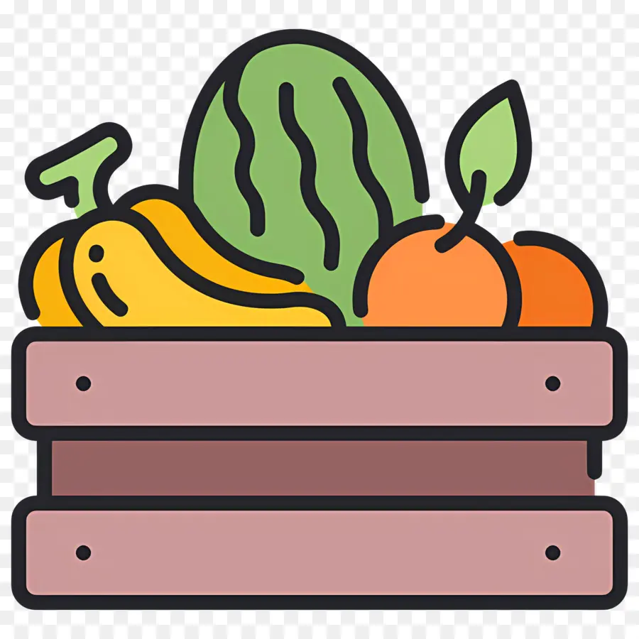 Caja De Cosecha，Caja De Frutas PNG