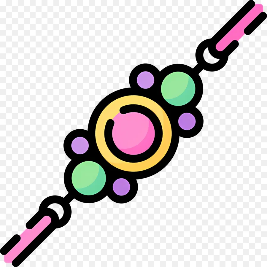 Raksha Bandhan，Pulsera Colorida PNG