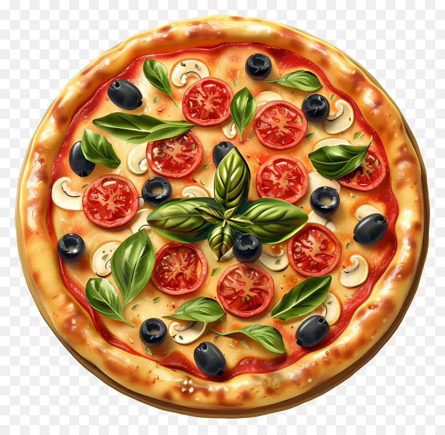 Pizza Griega，Pizza PNG