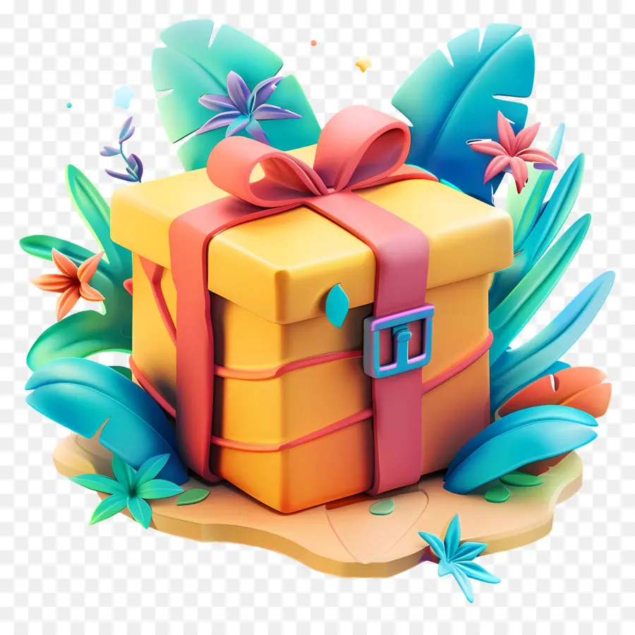 Caja Creativa 3d，Caja De Regalo PNG