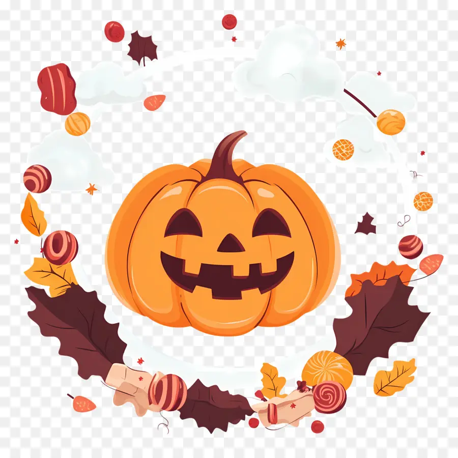 Calabaza De Halloween，Jack O' Lantern PNG