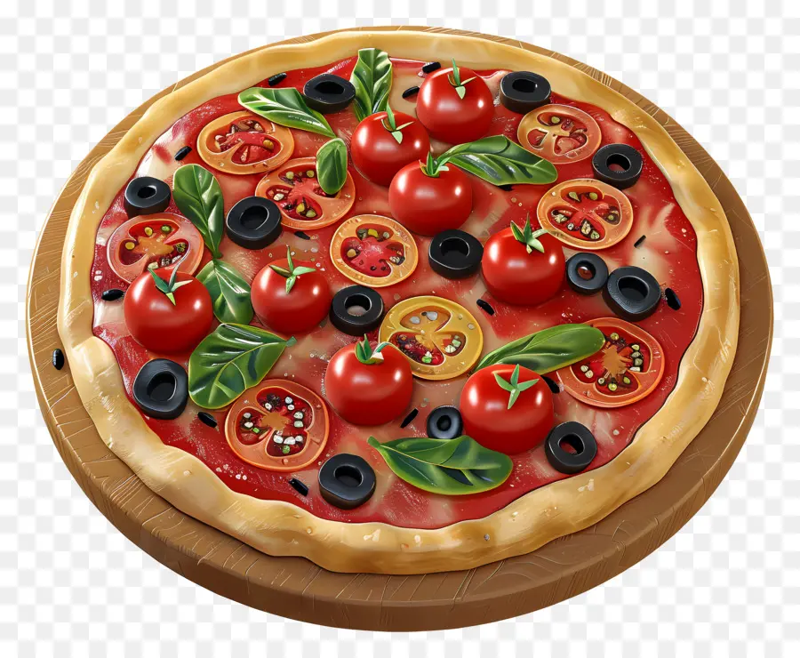 Pizza Griega，Pizza PNG