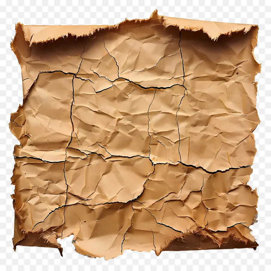 Papel Rasgado Marrón，Papel Rasgado PNG