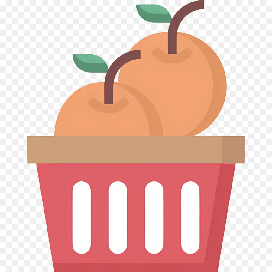 Canasta De Manzanas，Cesta De Frutas PNG