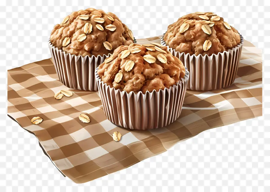 Muffins De Avena，Magdalenas PNG